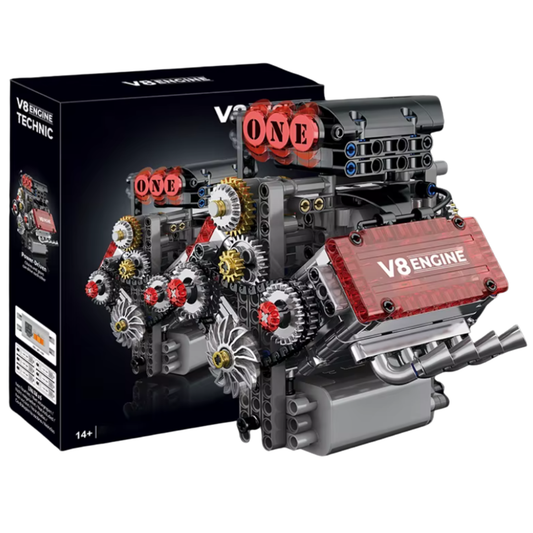 Funktionales V8-Motor Set