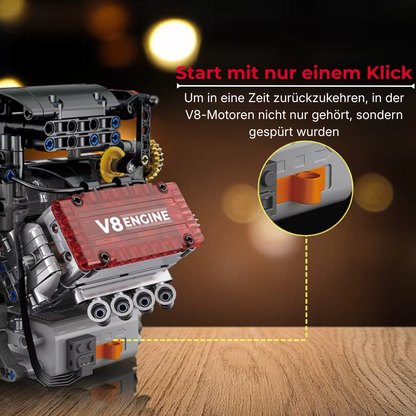 Funktionales V8-Motor Set